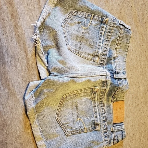 American Eagle Jean Shorts Size 46 DD - Picture 2 of 2